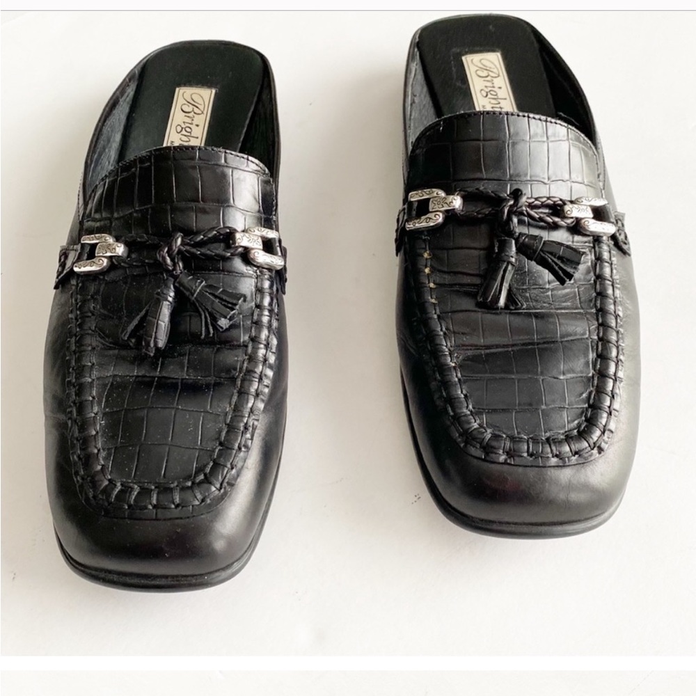 Brighton Shoes Black Slides